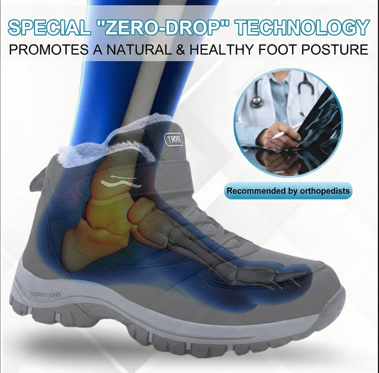 OrthoStabil Wide – Ergonomic Shoes with Wide Toe Box for Pain-Free Walking