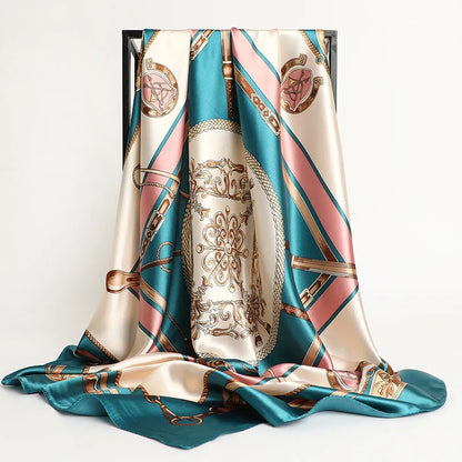 Elegant satin scarf