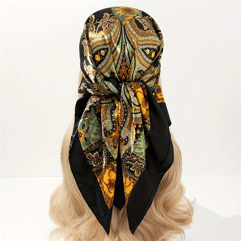 Elegant satin scarf