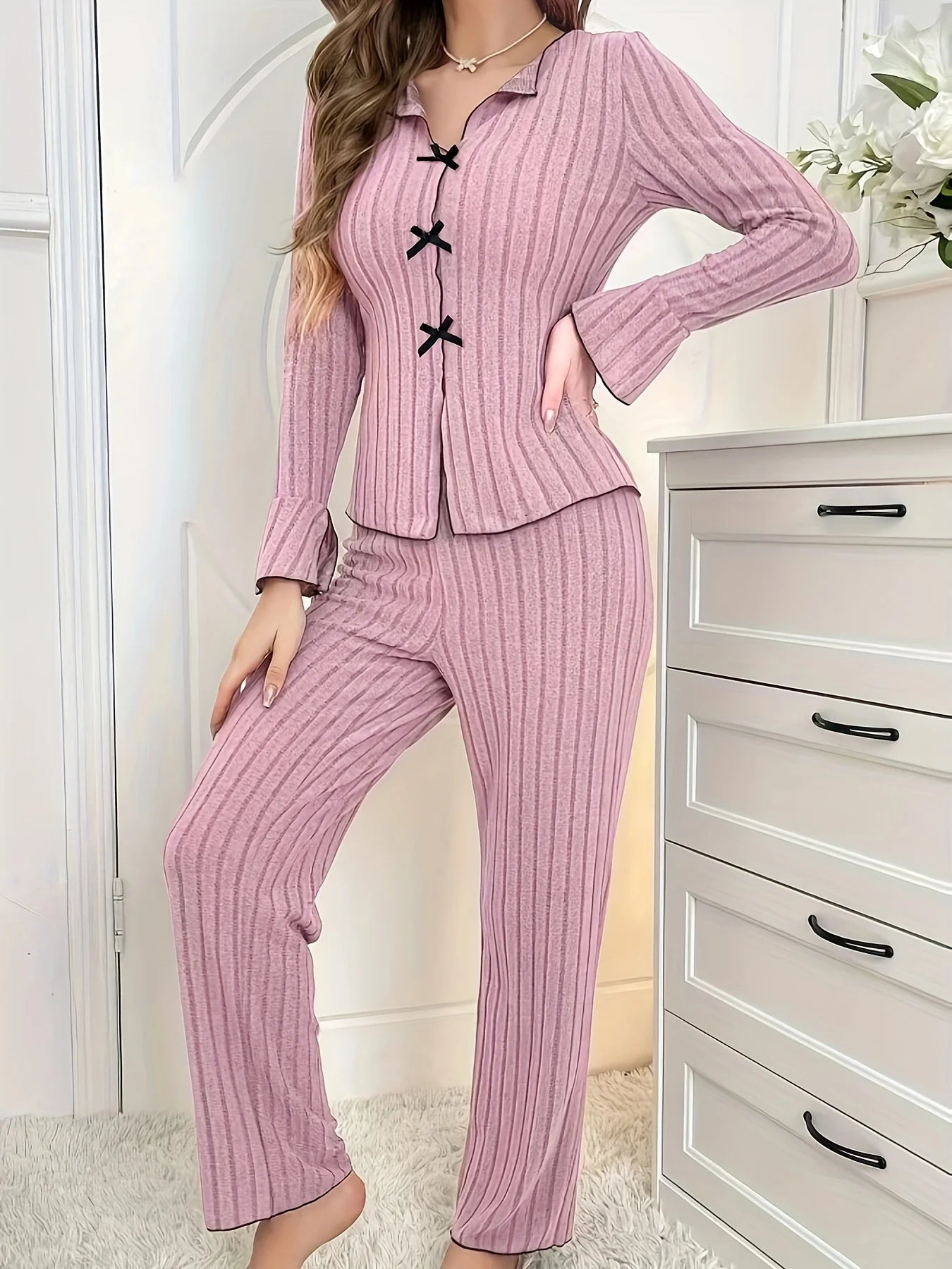 The cozy pink pajama set you’ll never want to take off